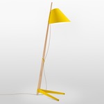 Billy BL Floor Lamp - Oak / Yellow