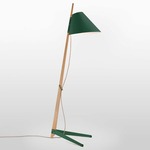 Billy BL Floor Lamp - Oak / Green