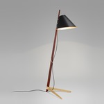 Billy BL Crawford Edition Floor Lamp - Brass / Matte Black