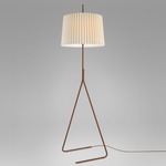 Fliegenbein BL Floor Lamp - Brown / Natural