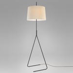 Fliegenbein BL Floor Lamp - Dark Gray / Natural