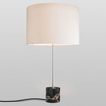 Kilo TL Nero Portoro Table Lamp - Polished Nickel / Natural