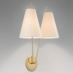 Zweig Wall Sconce - Polished Brass / Natural