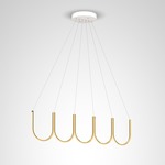 U5 Multi Light Pendant - Brass