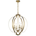 Voleta Pendant - Natural Brass