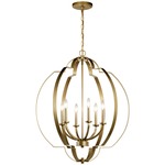 Voleta Pendant - Natural Brass