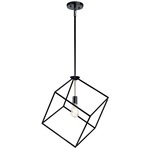 Cartone Pendant - Black