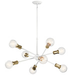Armstrong Chandelier - White