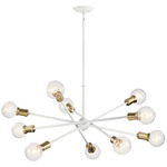 Armstrong Chandelier - White