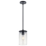 Crosby Mini Pendant - Black / Clear