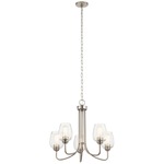 Valserrano Chandelier - Brushed Nickel / Clear Seeded