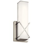 Trinsic Wall Sconce - Brushed Nickel / Satin Etched