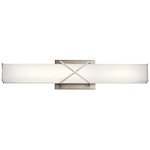 Trinsic Bathroom Vanity Light - Brushed Nickel / Satin Etched