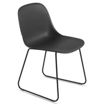 Fiber Side Chair Sled Base - Black