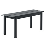 Linear Steel Bench - Black
