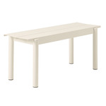 Linear Steel Bench - White