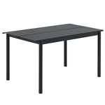Linear Steel Table - Black