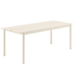 Linear Steel Table - White