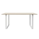 70/70 Dining Table - White / Oak Veneer