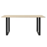 70/70 Dining Table - Black / Oak Veneer