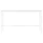 Base High Table - White / White and Plywood