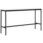 Base High Table - Black / White and Plywood