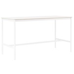 Base High Table - White / White and Plywood