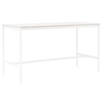 Base High Table - White / White and Plywood