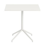 Still Cafe Square Table - White