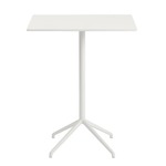 Still Cafe Square Table - White