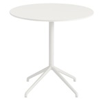 Still Cafe Round Table - White
