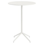 Still Cafe Round Table - White