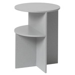 Halves Side Table - Light Grey