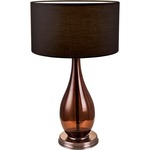 Fabio Table Lamp - Deep Taupe / Black