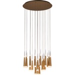 Meteor Chandelier - Gold