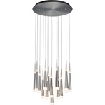 Meteor Chandelier - Silver