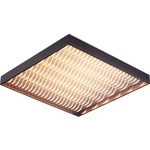 Mirage Ceiling Light Fixture - Deep Taupe