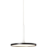 Piano Pendant - Brushed Black / Matte White / White