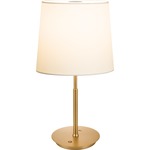 Venus Table Lamp - Brushed Champagne / White