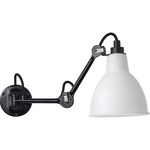 Lampe Gras N204 Wall Sconce - Matte Black / Polycarbonate