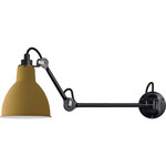 Lampe Gras N204 Wall Sconce - Matte Black / Yellow