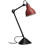 Lampe Gras N205 Table Lamp - Matte Black / Red