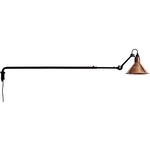 Lampe Gras N213 Conic Telescoping Plug-in Wall Sconce - Matte Black / Raw Copper