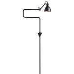 Lampe Gras N217 Round Shade Wall Sconce - Matte Black / Black / Copper Interior