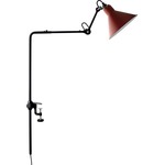 Lampe Gras N226 Conic Shade Clamp Desk Lamp - Matte Black / Red
