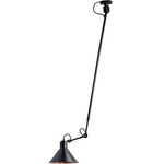 Lampe Gras N302 Conic Shade Pendant - Matte Black / Black / Copper Interior