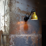 Lampe Gras N304 Wall Sconce - Matte Black / Yellow