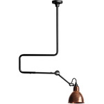 Lampe Gras N312 Ceiling Light - Matte Black / Raw Copper