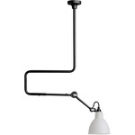 Lampe Gras N312 Ceiling Light - Matte Black / Frosted