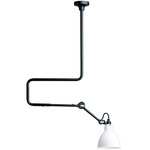 Lampe Gras N312 Ceiling Light - Matte Black / White